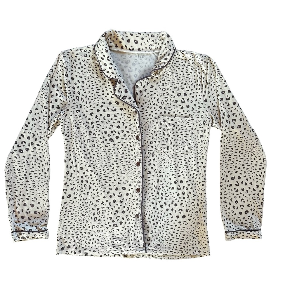 Softies “Live Softer” Leopard Lounge Set S Modal Blend